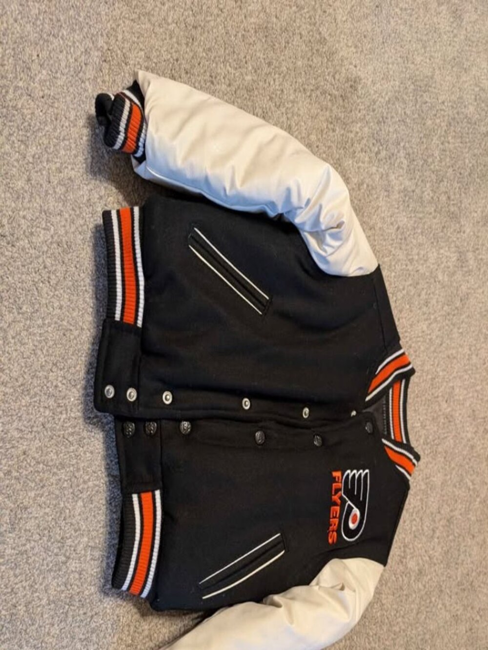 Philadelphia flyers kids reversible jacket size 7